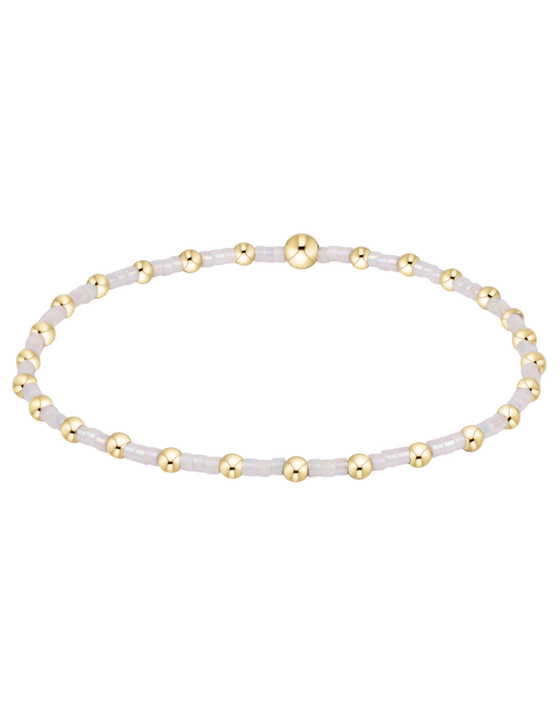 ENEWTON DESIGN Hope Sincerity Bracelet in Silky White/Gold