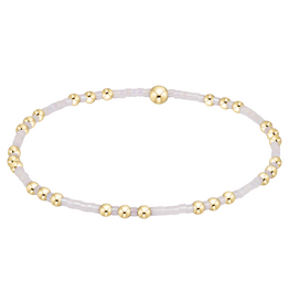 ENEWTON DESIGN Hope Joy Bracelet in Silky White/Gold