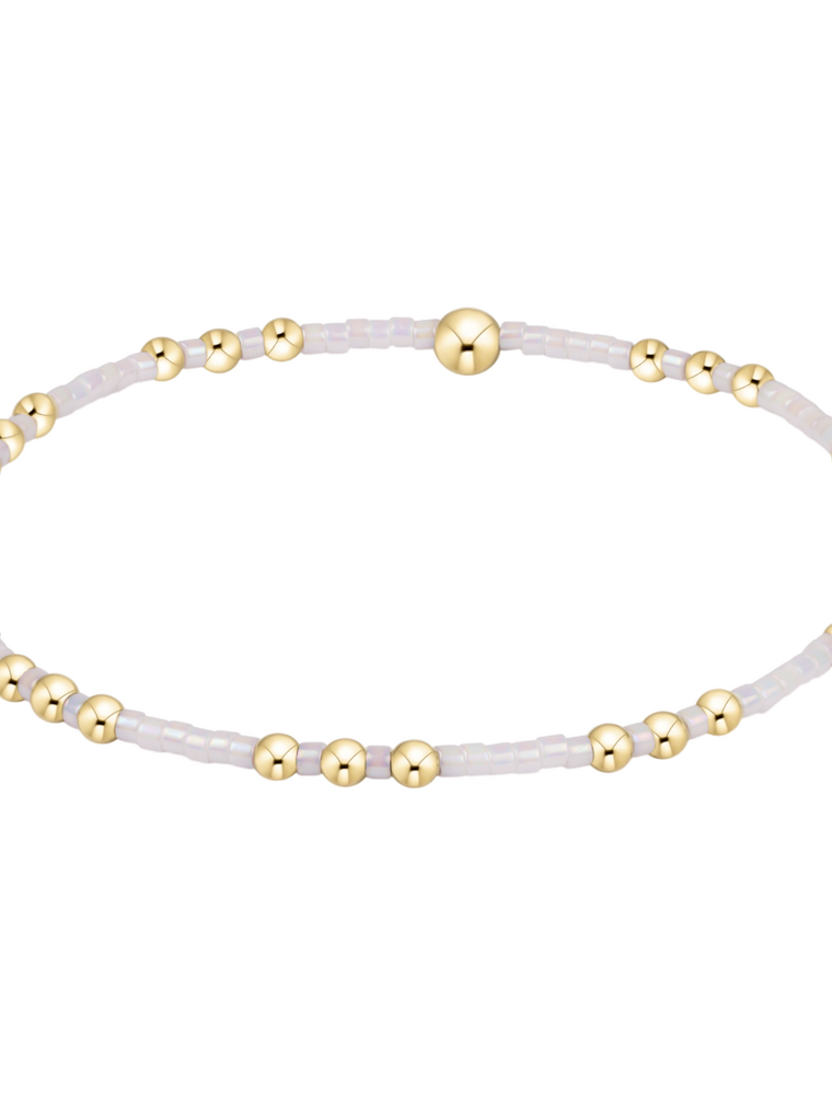 ENEWTON DESIGN Hope Joy Bracelet in Silky White/Gold