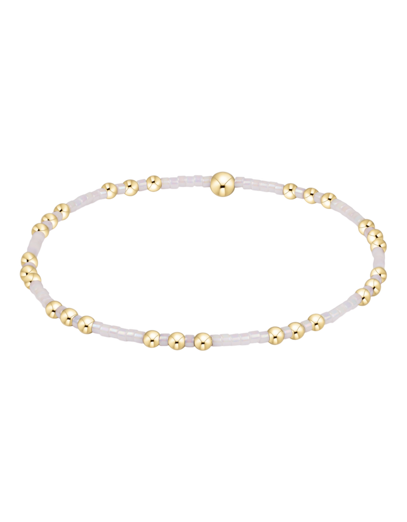 ENEWTON DESIGN Hope Joy Bracelet in Silky White/Gold