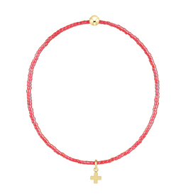 ENEWTON DESIGN Hope Classic Bracelet with Gold Signature Cross Small Charm in Sherbert/Gold