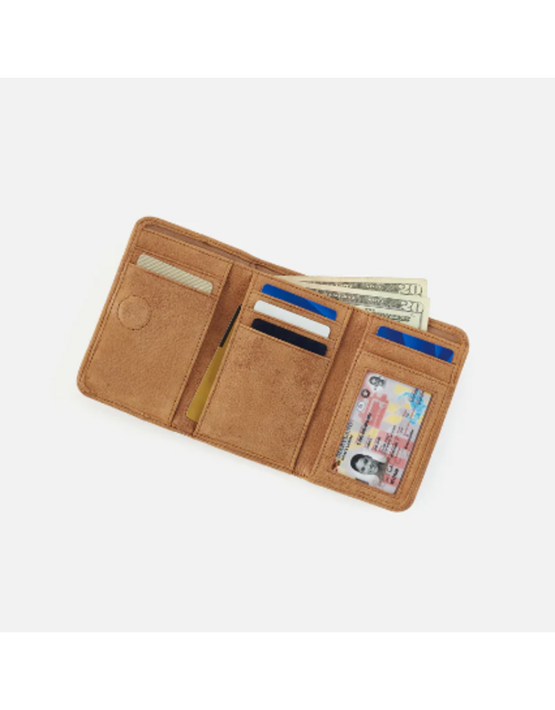 HOBO Jill Trifold Wallet in Whiskey