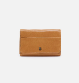 HOBO Jill Trifold Wallet in Natural