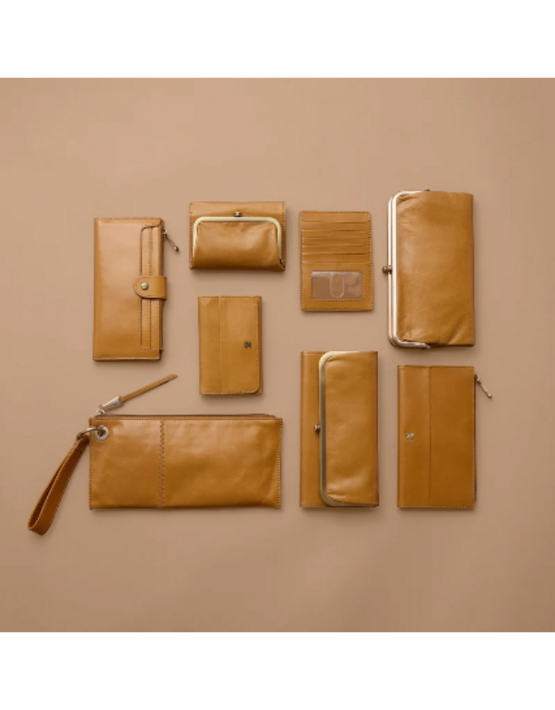 HOBO Jill Trifold Wallet in Natural