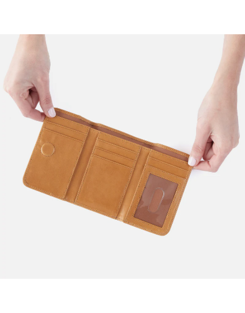HOBO Jill Trifold Wallet in Natural