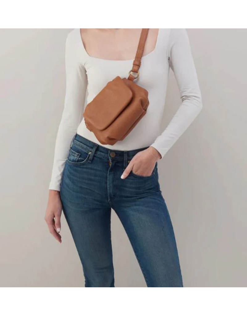 HOBO Harley Crossbody Sling Bag in Warm Honey