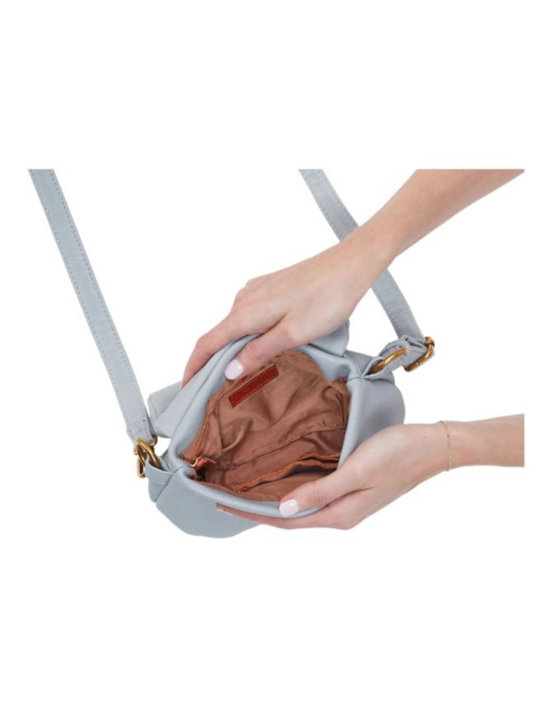 HOBO Harley Crossbody Sling Bag in Blue Pearl