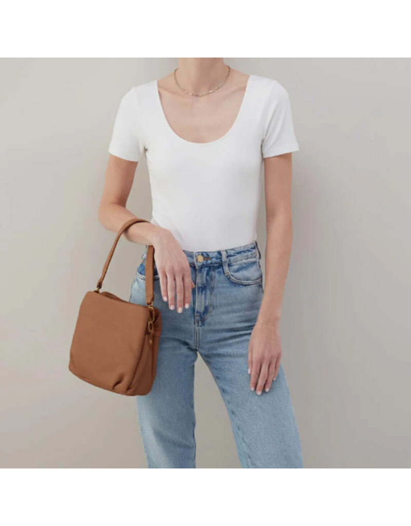 HOBO Starr Convertible Shoulder Bag in Timber Brown