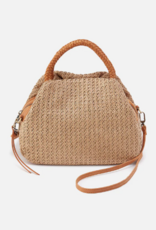 HOBO Darling Small Satchel in Meadow Woven Straw