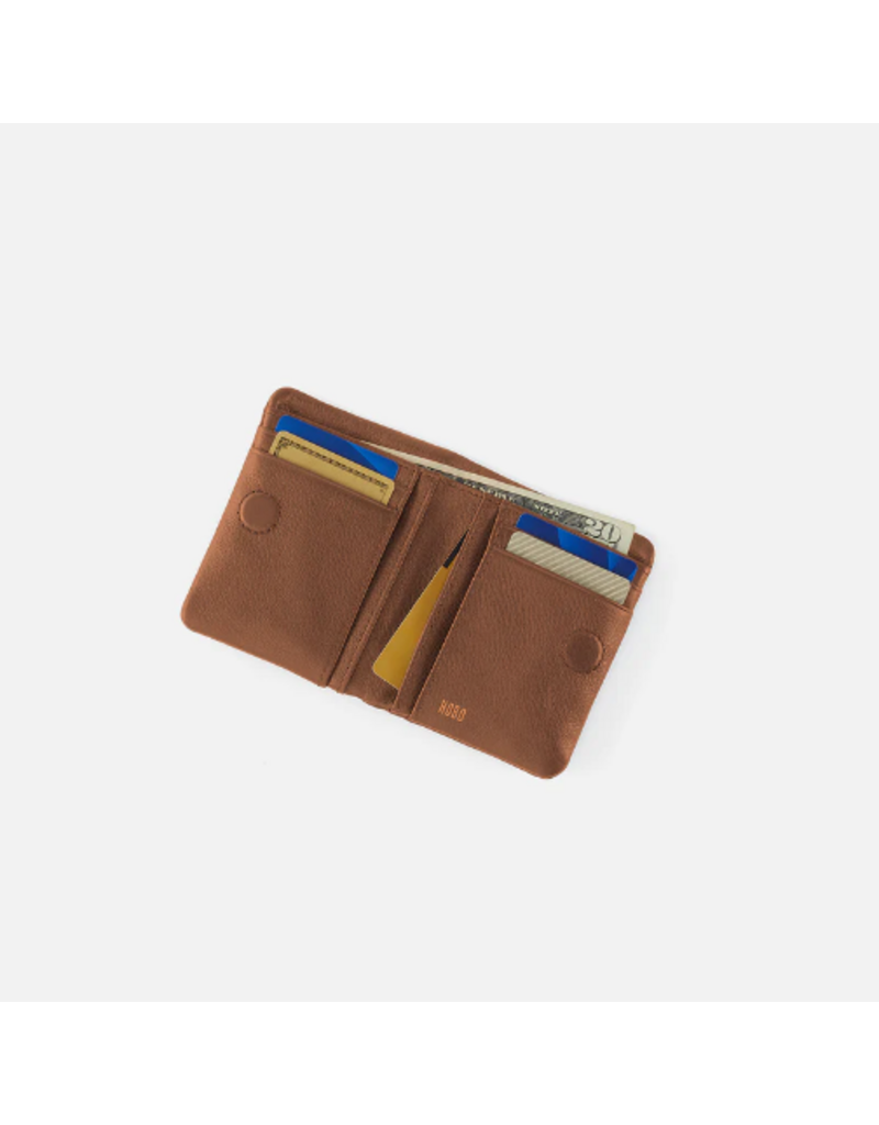 HOBO Lumen Mini Wallet in Timber Brown