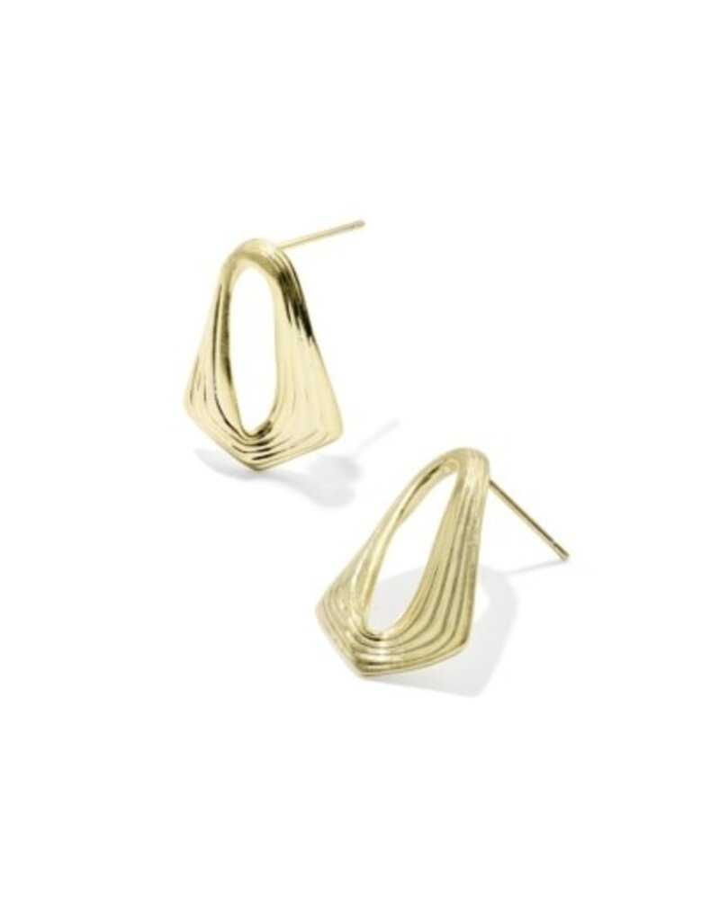 KENDRA SCOTT DESIGN Kira Gold Stud Earrings