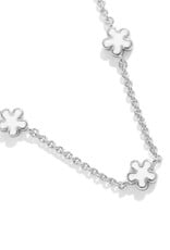 KENDRA SCOTT DESIGN Jane Silver Strand Necklace in White Enamel