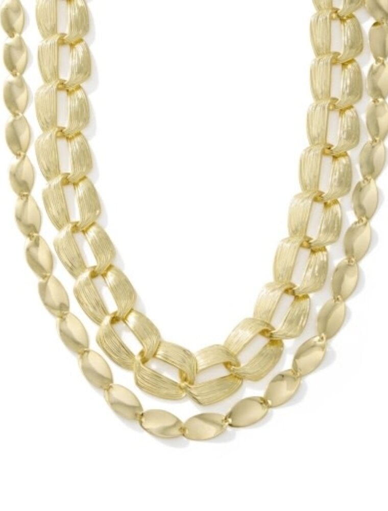 KENDRA SCOTT DESIGN Kira Gold Chain Multi Strand Necklace