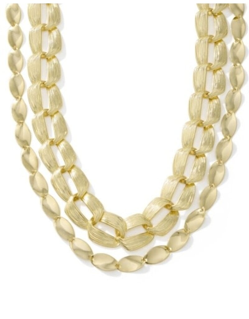 KENDRA SCOTT DESIGN Kira Gold Chain Multi Strand Necklace