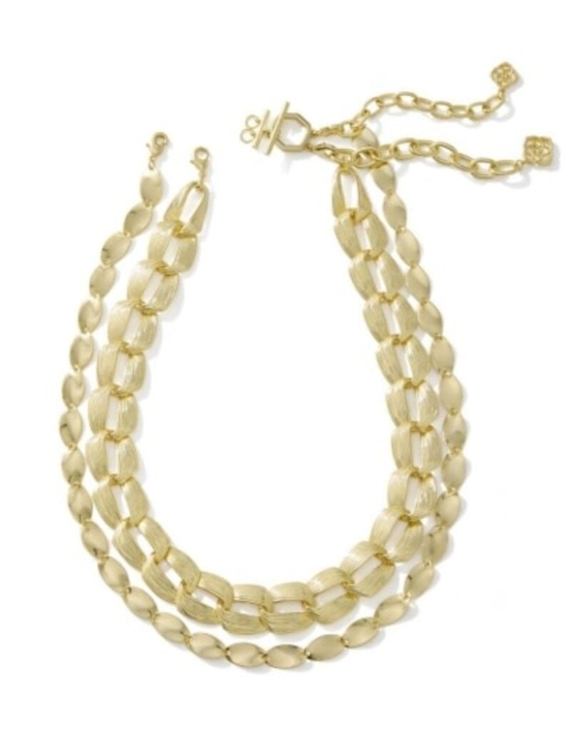 KENDRA SCOTT DESIGN Kira Gold Chain Multi Strand Necklace