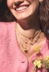 KENDRA SCOTT DESIGN Jane Gold Strand Necklace in White Enamel