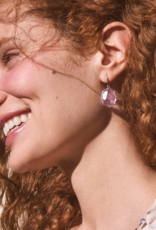 KENDRA SCOTT DESIGN Daphne Silver Frame Drop Earrings in Amethyst