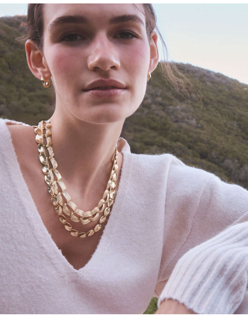 KENDRA SCOTT DESIGN Kira Gold Chain Multi Strand Necklace