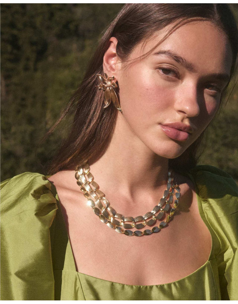 KENDRA SCOTT DESIGN Kira Gold Chain Multi Strand Necklace