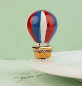 NORA FLEMING Red, White, and Balloon Hot Air Balloon Mini