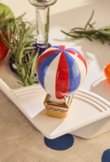 NORA FLEMING Red, White, and Balloon Hot Air Balloon Mini