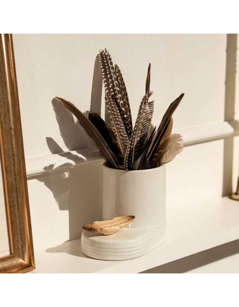 NORA FLEMING Creative Quill Feather Mini