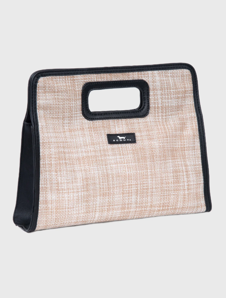SCOUT Sunset Clutch Bag in Sand Woven