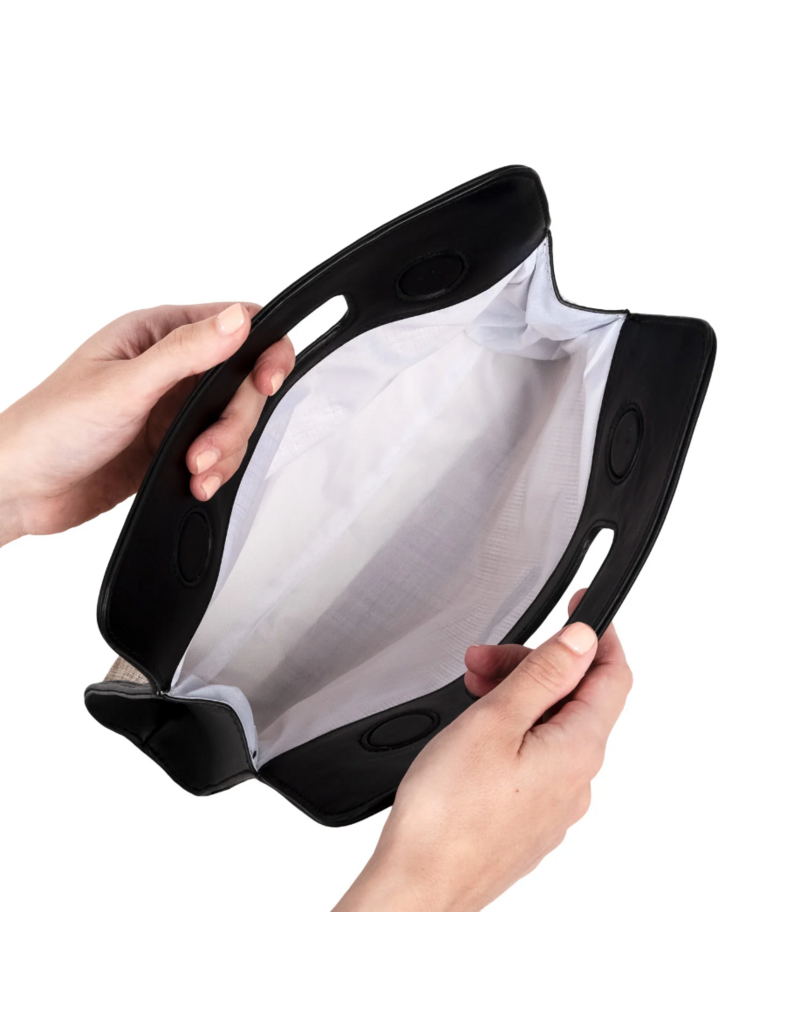 SCOUT Sunset Clutch Bag in Sand Woven