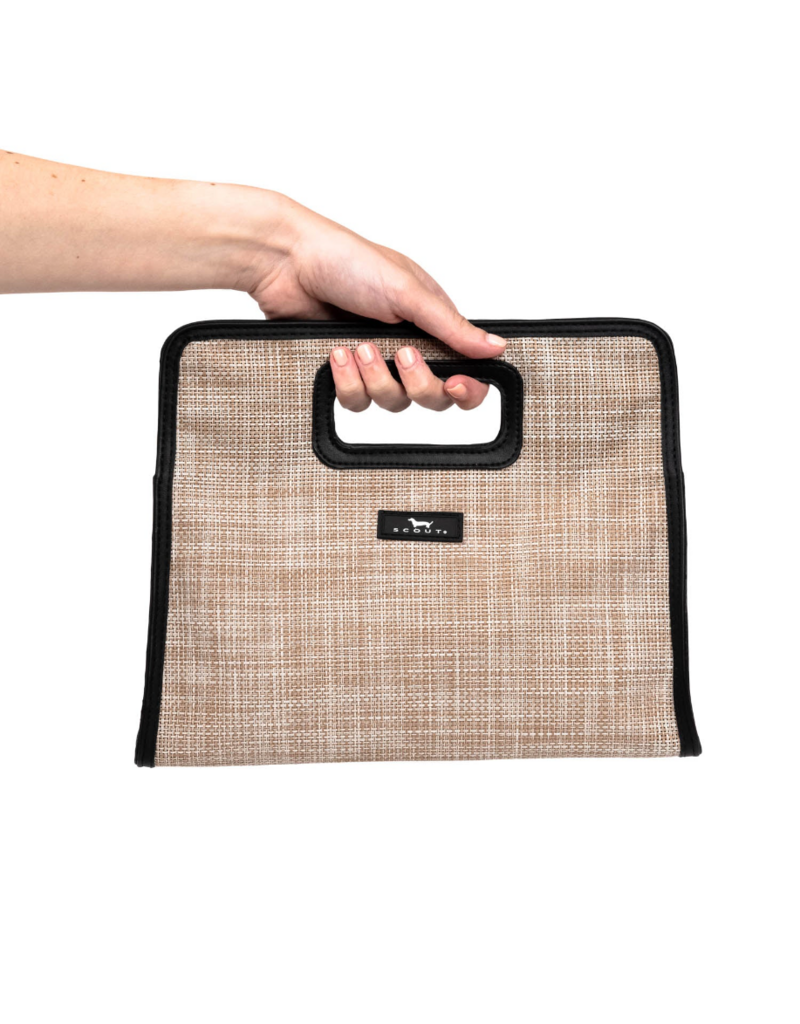 SCOUT Sunset Clutch Bag in Sand Woven