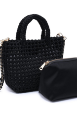 SOL & SELENE Ambrosia Small Crossbody in Black