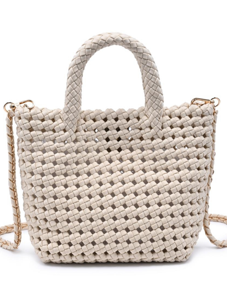 SOL & SELENE Ambrosia Small Crossbody in Cream