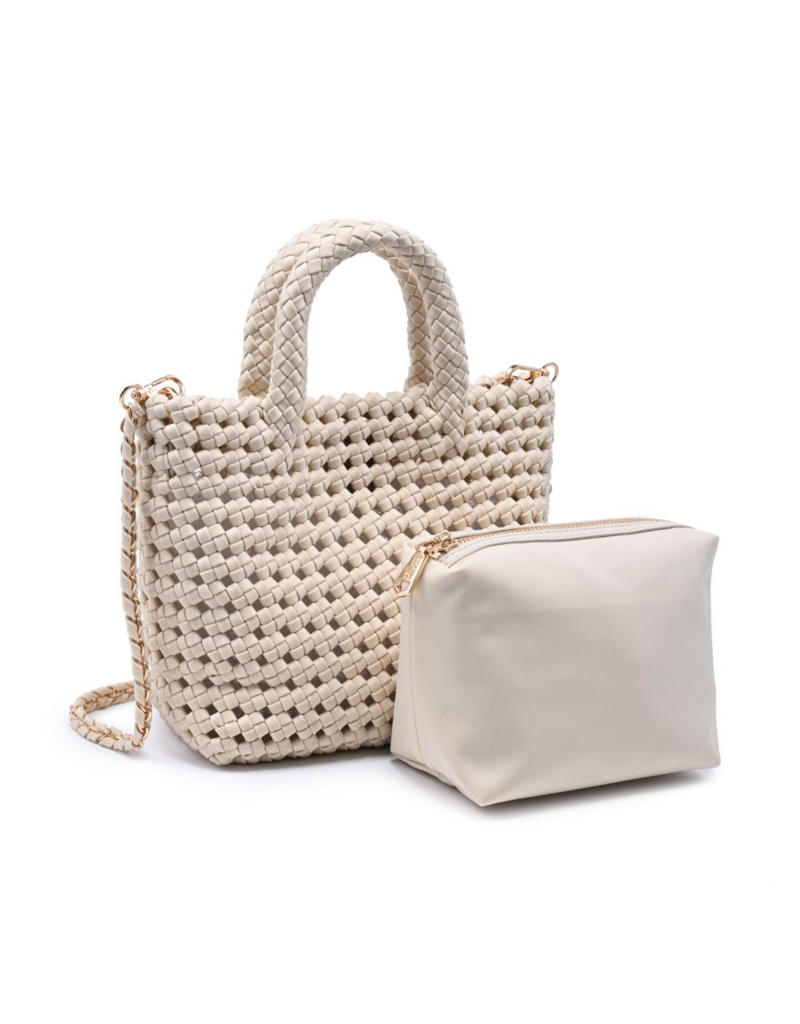 SOL & SELENE Ambrosia Small Crossbody in Cream