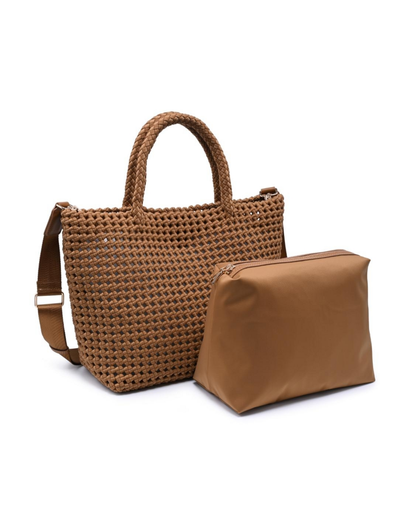 SOL & SELENE Ambrosia Medium Tote in Sand