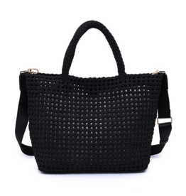 SOL & SELENE Ambrosia Medium Tote in Black