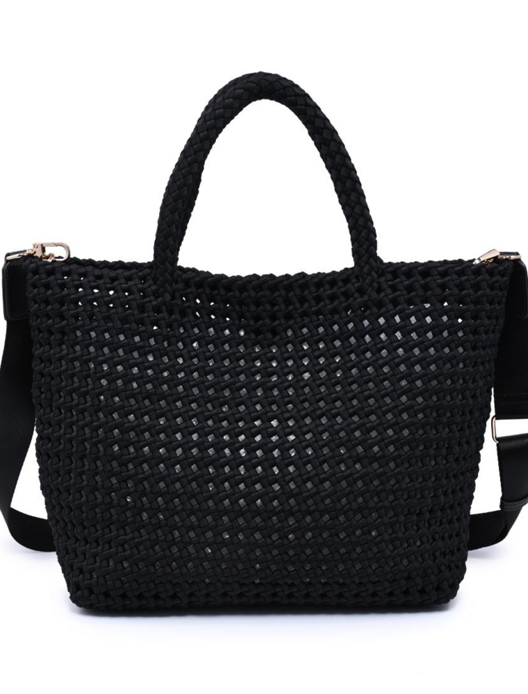 SOL & SELENE Ambrosia Medium Tote in Black