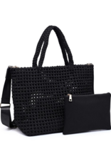 SOL & SELENE Ambrosia Medium Tote in Black