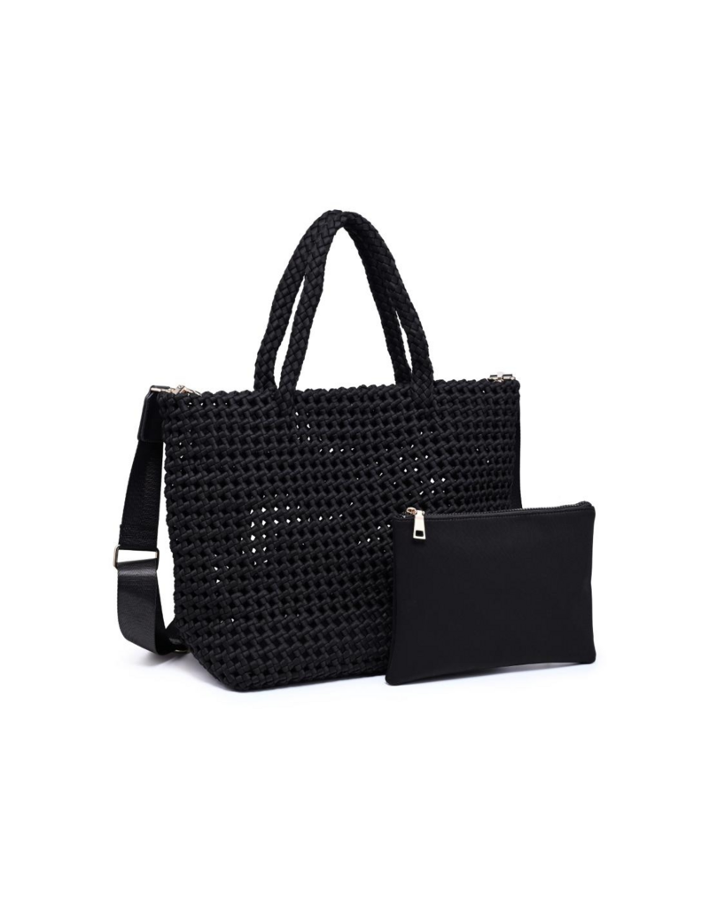 SOL & SELENE Ambrosia Medium Tote in Black