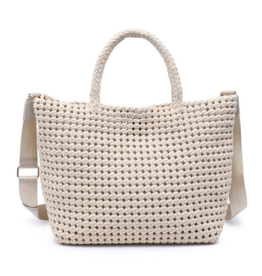 SOL & SELENE Ambrosia Medium Tote in Cream