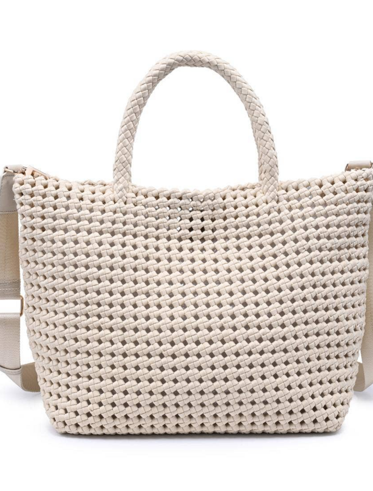 SOL & SELENE Ambrosia Medium Tote in Cream