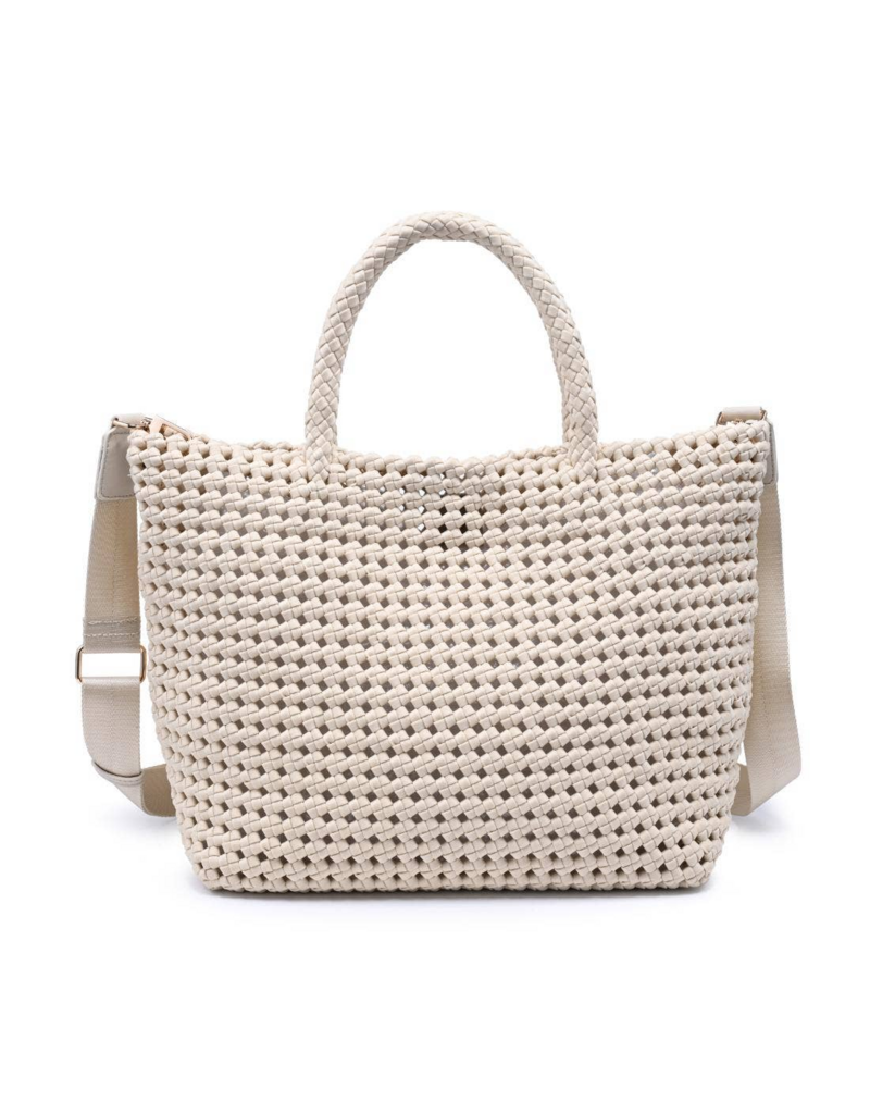 SOL & SELENE Ambrosia Medium Tote in Cream
