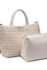 SOL & SELENE Ambrosia Medium Tote in Cream