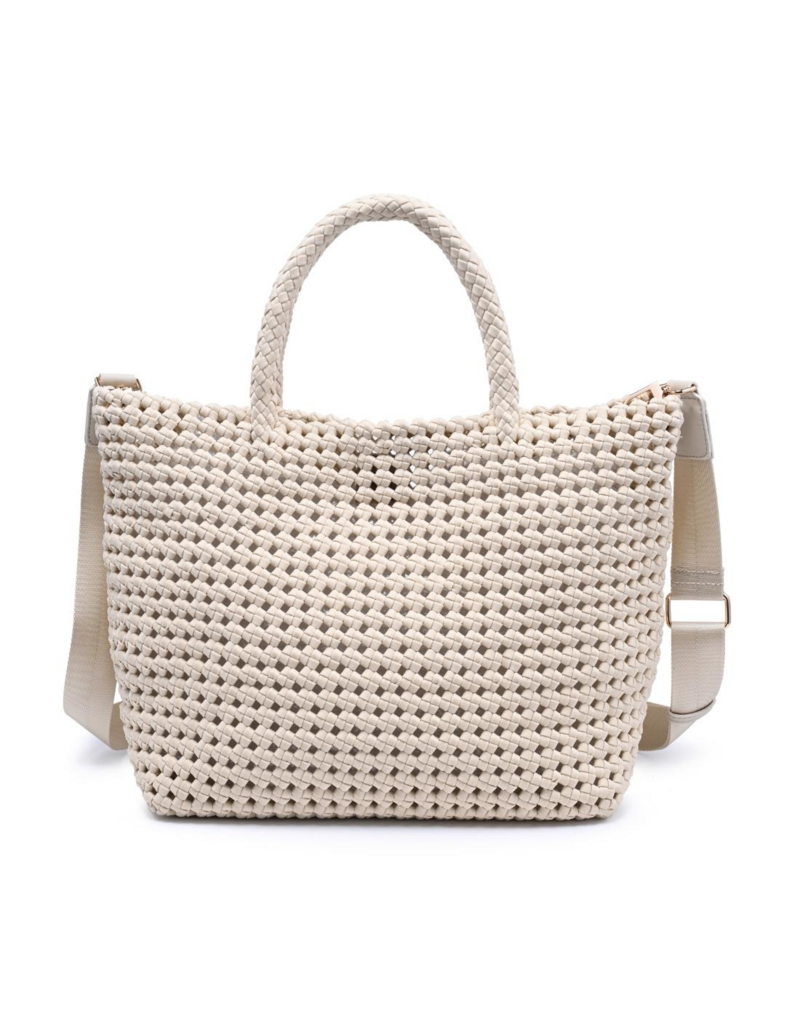 SOL & SELENE Ambrosia Medium Tote in Cream