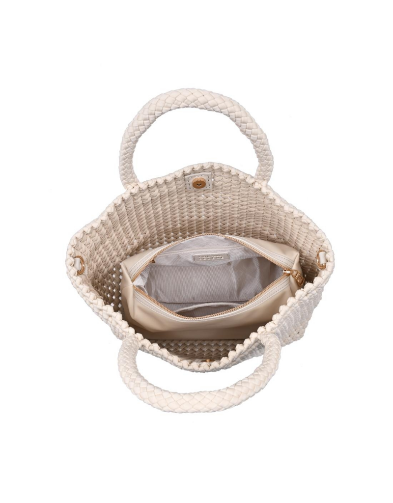 SOL & SELENE Ambrosia Medium Tote in Cream