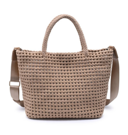 SOL & SELENE Ambrosia Medium Tote in Nude