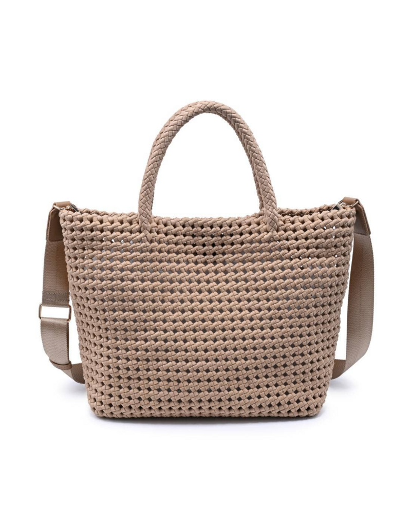 SOL & SELENE Ambrosia Medium Tote in Nude
