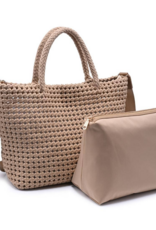 SOL & SELENE Ambrosia Medium Tote in Nude