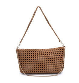 SOL & SELENE Eclipse Clutch in Sand