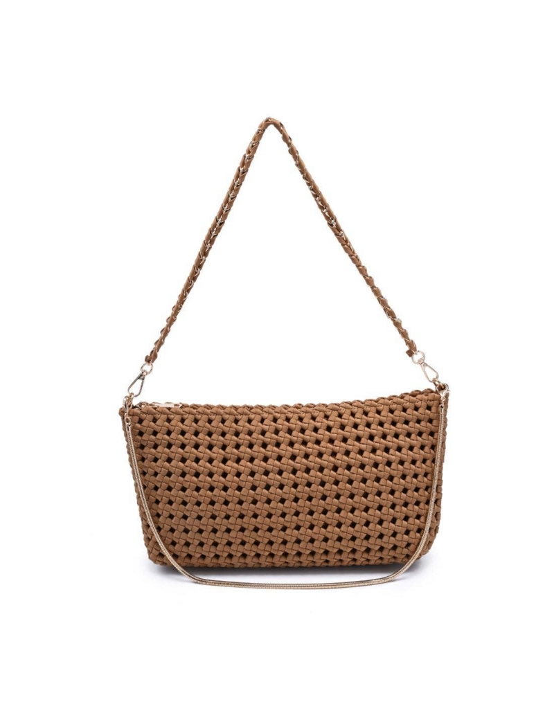 SOL & SELENE Eclipse Clutch in Sand