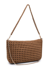SOL & SELENE Eclipse Clutch in Sand