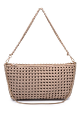 SOL & SELENE Eclipse Clutch in Nude